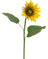 Tournesol artificiel 52 cm jaune