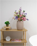 Zijden kunstbloemen boeket Morning Dew