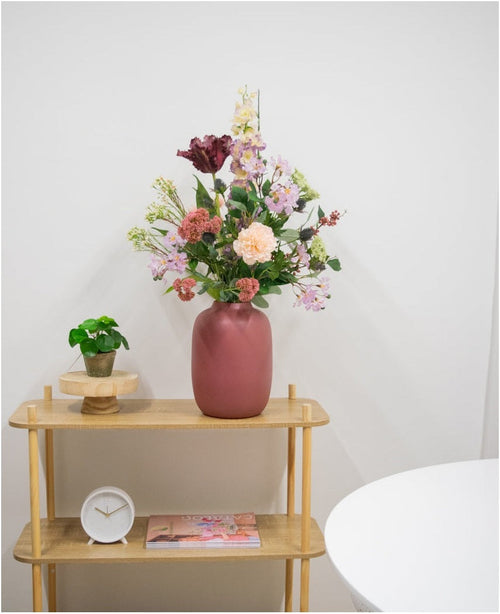 Bouquet de fleurs artificielles en soie Mystic Elegance