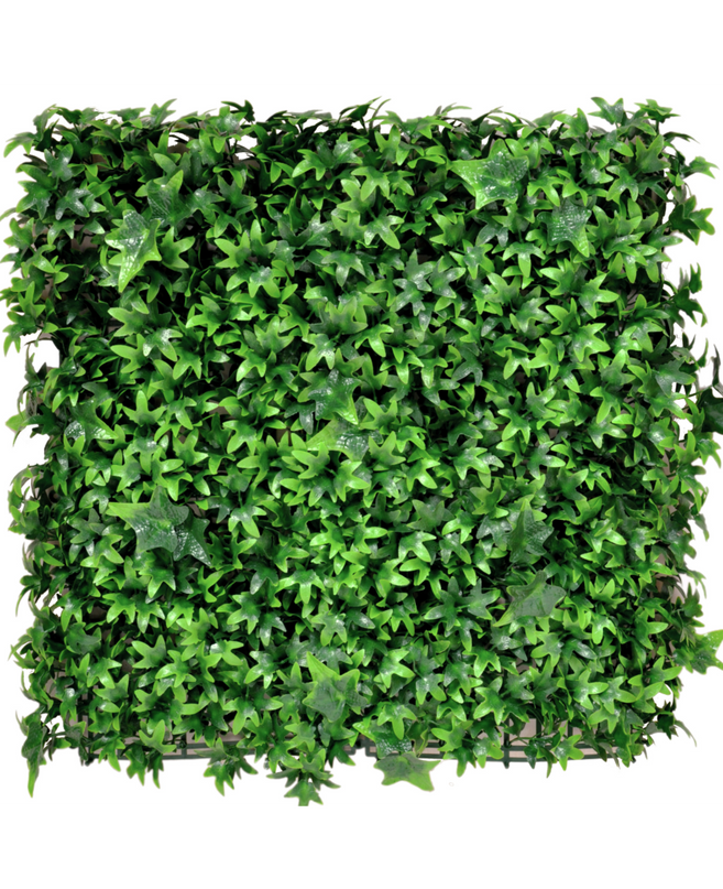 Mur végétal artificiel lierre 50x50 cm UV