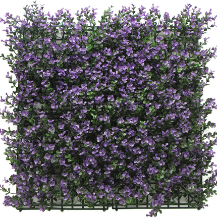Tapis de haie artificielle Buxus purple 50x50 cm