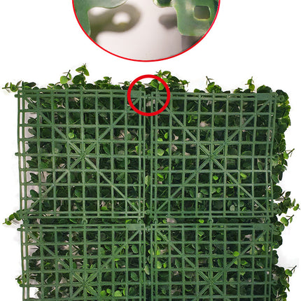 Haie artificielle tapis érable japonais vert 50x50cm UV