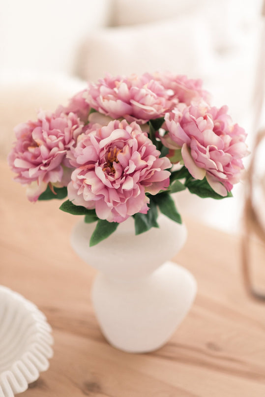 Bouquet artificiel Peony rose clair 39 cm
