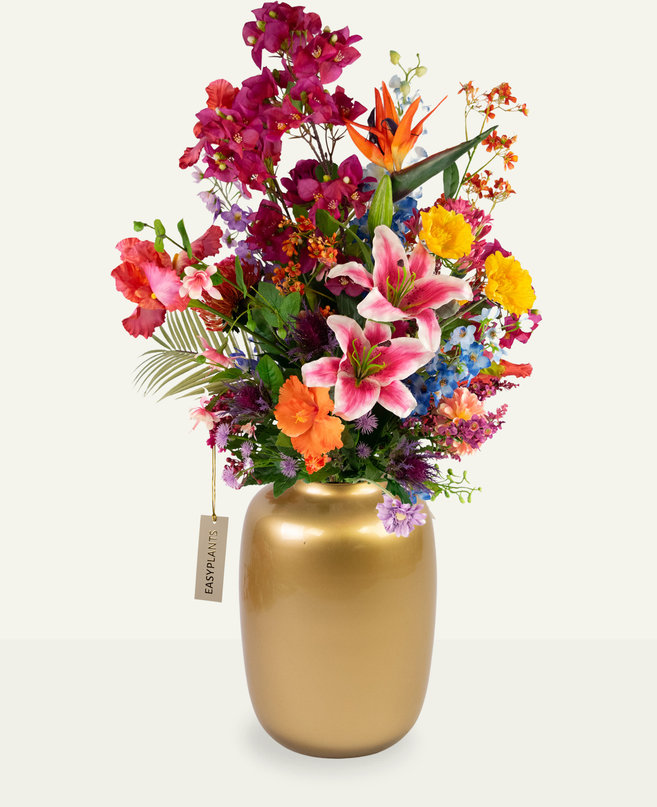 Bouquet de fleurs méditerranéennes artificielles XL 100 cm