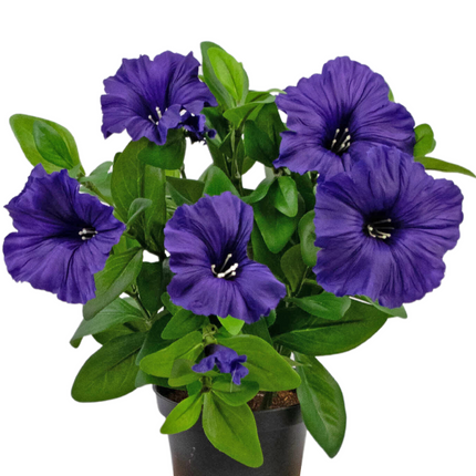 Plante artificielle de pétunia 25 cm violet
