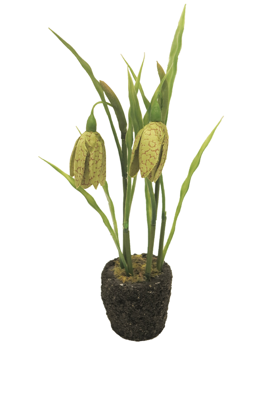 Plante artificielle Fritillaris 25 cm vert