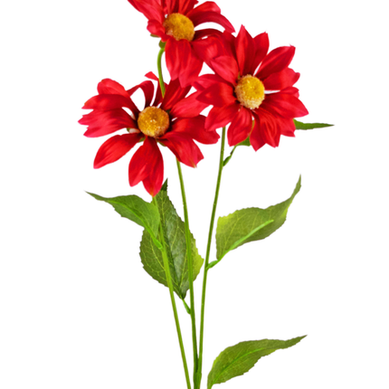 Marguerite artificielle 76 cm rouge