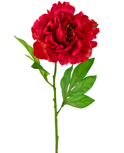 Fleur artificielle Pivoine 77 cm rouge