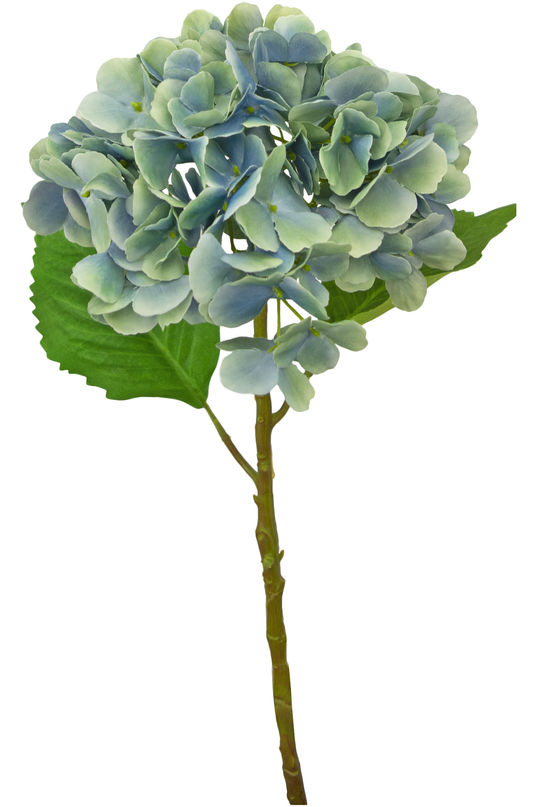 Hortensia artificiel Deluxe 55 cm bleu