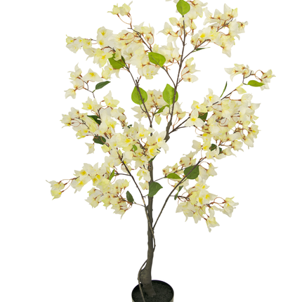 Plante artificielle Bougainvillier 120 cm blanc