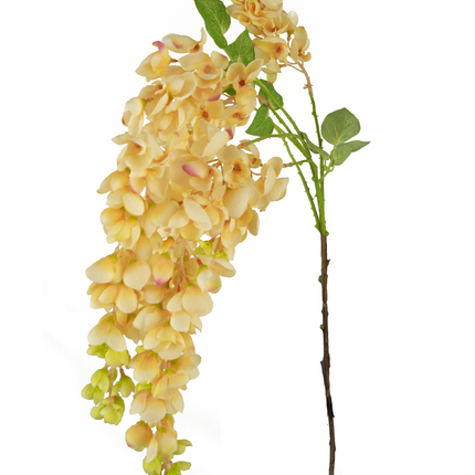 Fleur artificielle Bougainvillier crème 115 cm