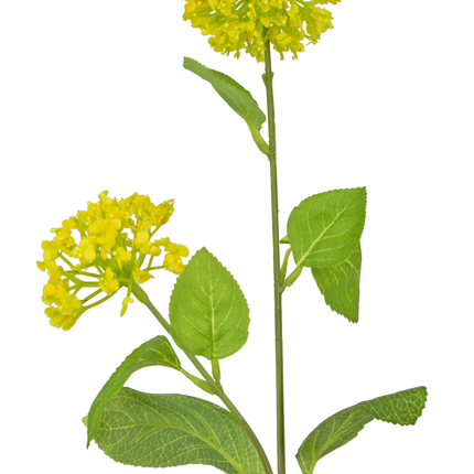 Fleur artificielle Snowball/Viburnum 70 cm jaune