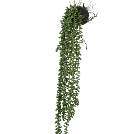 Plante artificielle suspendue Senecio ball 58 cm