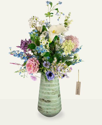 Bouquet artificiel Nordic Blue XL 100 cm