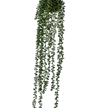 Plante artificielle suspendue Senecio ball 71 cm
