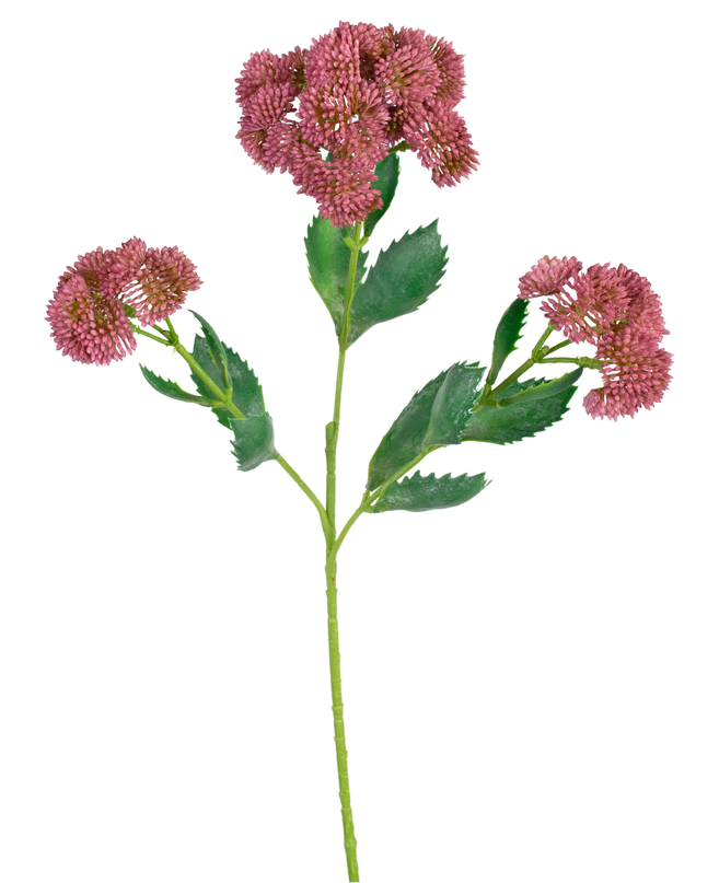 Branche artificielle Sedum rouge 48 cm