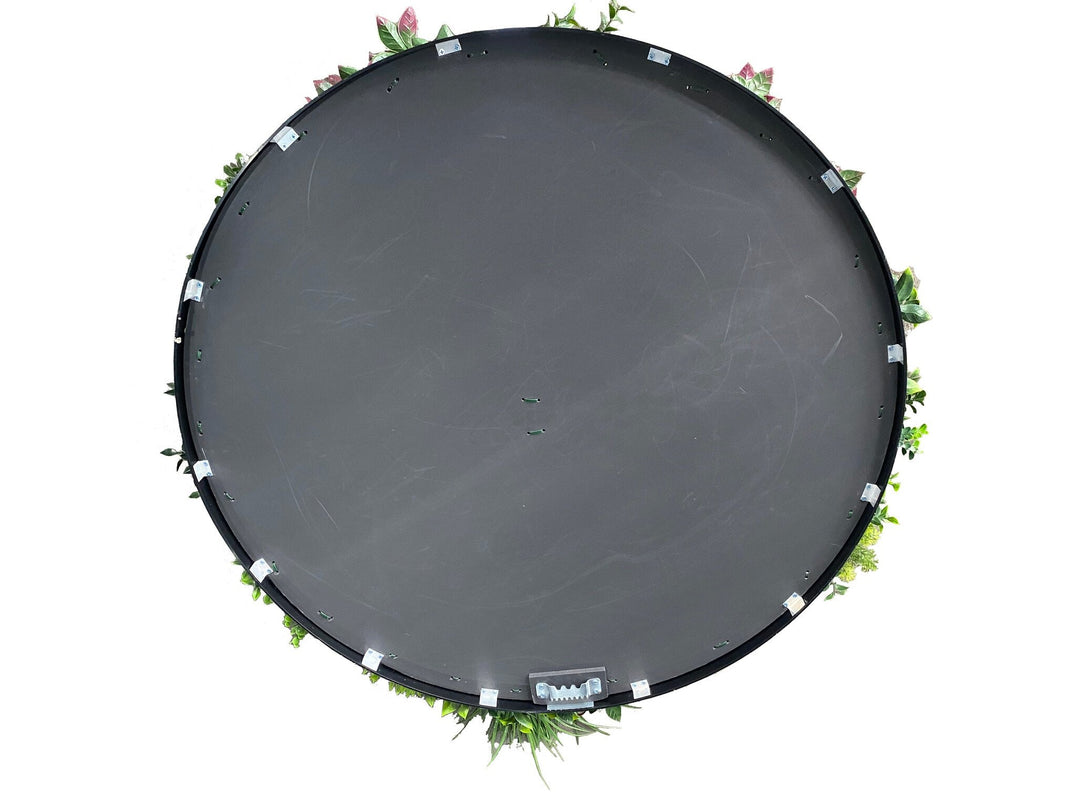 Haie artificielle sur cadre noir Ø100 cm de diamètre