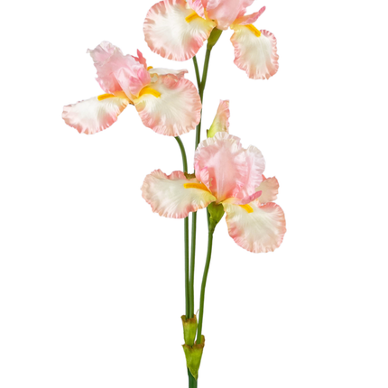 Fleur artificielle Iris 102 cm rose clair