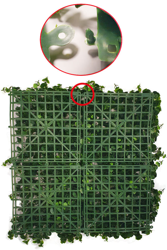 Haie artificielle Easyplants mat mix 50x50 cm