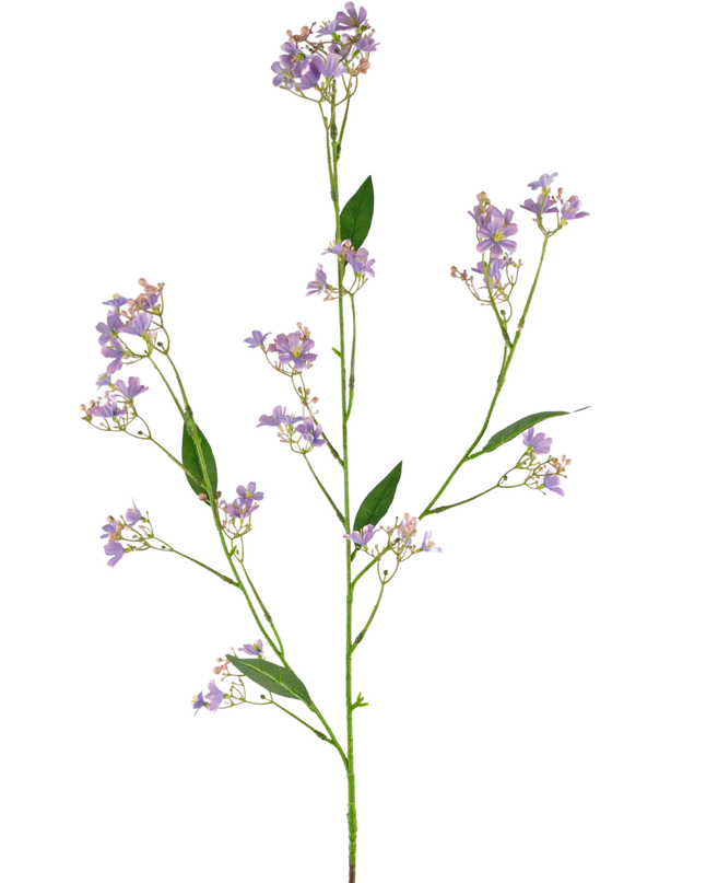 Branche artificielle Daphne Spray violet 108 cm