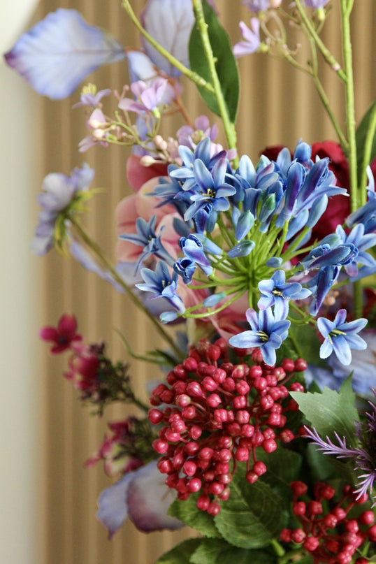 Bouquet artificiel Blue Fairytale 87 cm