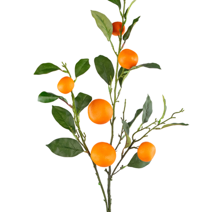 Branche de mandarine artificielle orange 104 cm