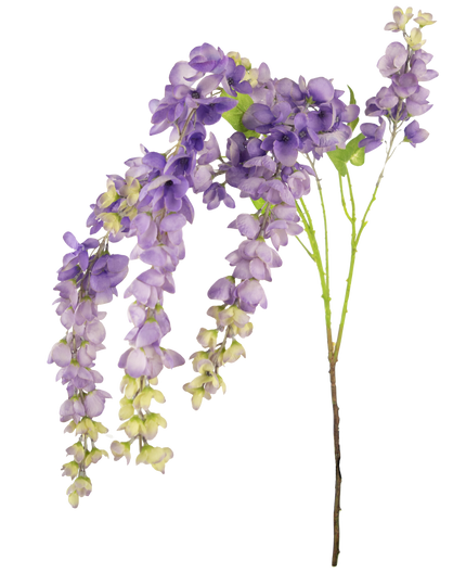 Fleur artificielle glycine 115 cm violet