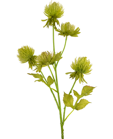 Fleur artificielle Chardon 66 cm vert