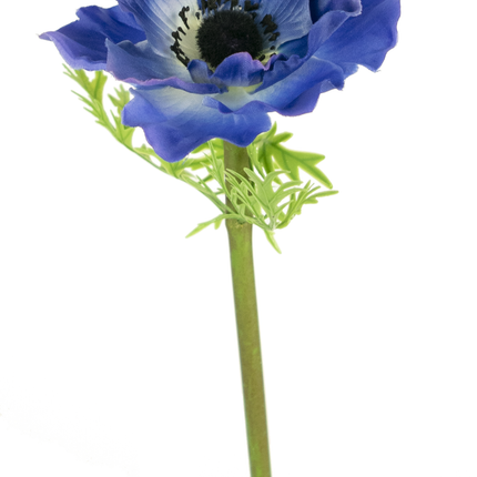 Fleur artificielle Anémone Deluxe bleu 43 cm