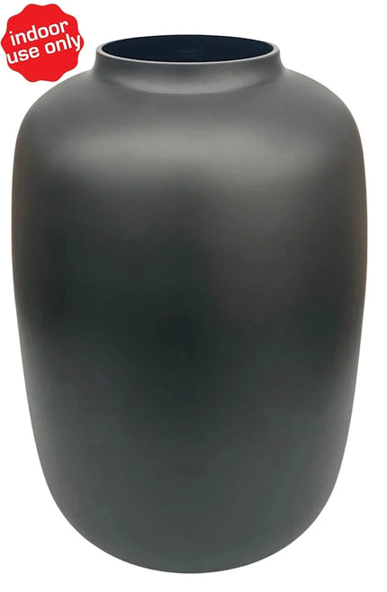 Vase Artic Black Ø25 x H35 cm