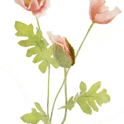 Fleur artificielle Coquelicot 73 cm rose clair
