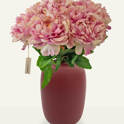 Bouquet artificiel Peony Light Pink 39 cm