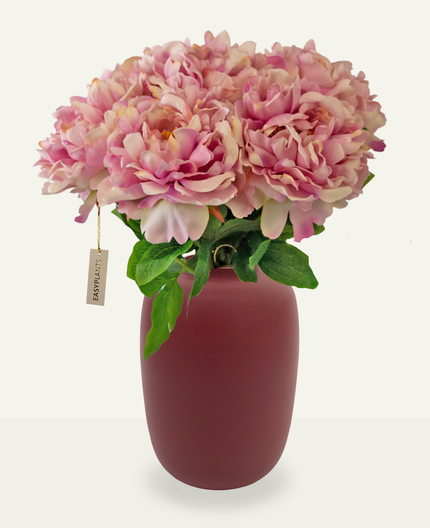 Bouquet artificiel Peony Light Pink 39 cm