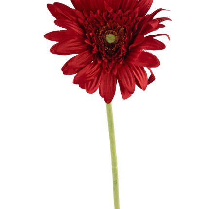 Gerbera artificiel 53 cm rouge