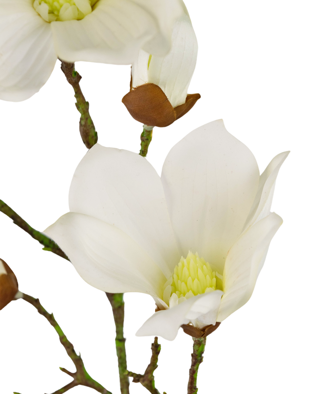 Magnolia artificiel Real Touch White 72cm