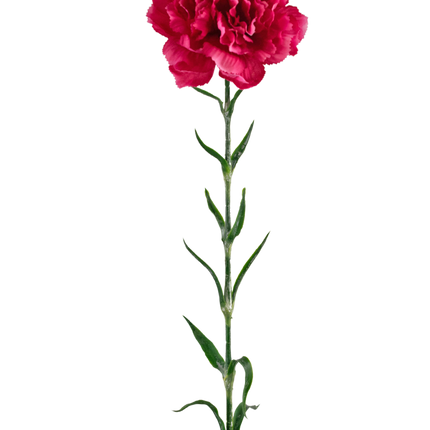 Fleur artificielle Oeillet 69 cm rose vif