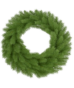 La couronne artificielle 100% PE Premium est une couronne artificielle verte composée de branches de pin denses et réalistes de forme ronde. Idéal comme décoration d'automne, avec un centre ouvert sans décorations ni embellissements supplémentaires.