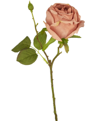 Rose artificielle Deluxe 45 cm rose