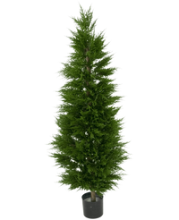 Plante Cyprès artificiel Tours 120 cm UV