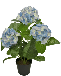 Hortensia artificiel bleu 35 cm