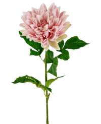 Georgine artificiel Real Touch rose clair 70 cm