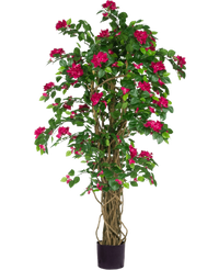 Plante artificielle de bougainvilliers Liana Fuchsia 115 cm