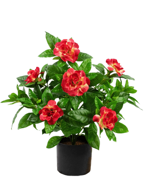 Kunstplant Gardenia 39 cm fuchsia