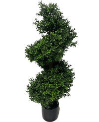 Buis artificiel spirale style romain UV 90cm